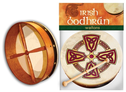 Waltons bodhran with beater - 8",