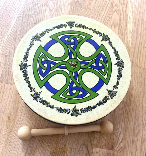 10in wood bodhran irish frame - 10in,